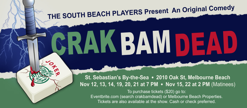 Crak, Bam, Dead! performance poster